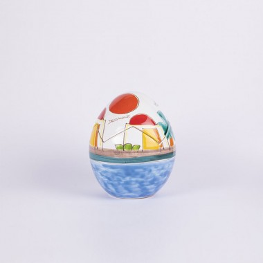 Uovo pasqua fatto a mano Scatola Dammusi ceramiche de simone Uovo pasqua fatto a mano Scatola Dammusi ceramiche de simone